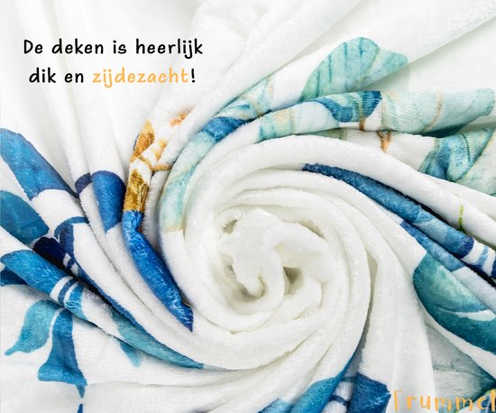 Frummel Milestone blanket 'Leaves' - Milestone blanket - Milestone baby - Baby Gift Boy - Baby Gift Girl - Baby Shower Gift - Baby Gift - Milestone blanket in Dutch - Muttertagsgeschenk - 115 x 115 cm