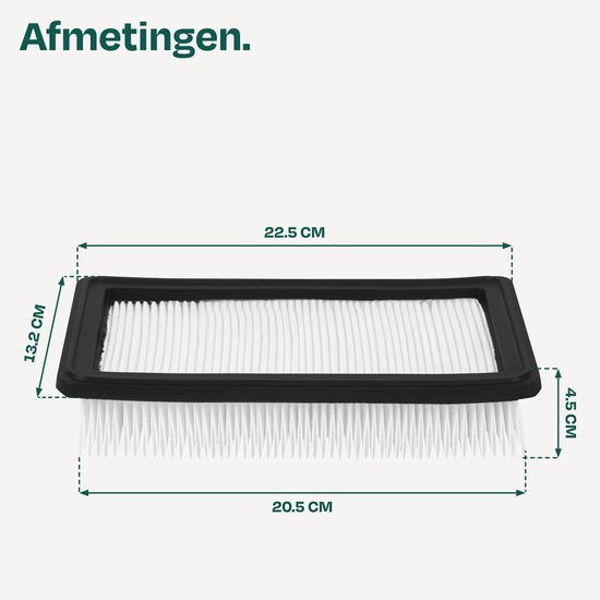 VONROC HEPA-H14-Filter – waschbar – für den VONROC Nass-/Trocken-Baustaubsauger VC513AC