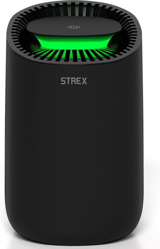 Strex Luftentfeuchter - Extrem leise - 600ml/Tag - Schwarz
