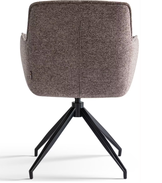 Criks Design Charly Esstisch-Drehstuhl | Braun | 63 x 63 x 52 cm