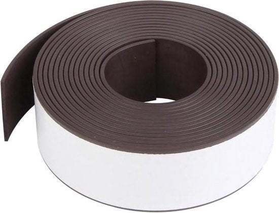 Velleman Flexibler Magnetstreifen – selbstklebend – 300 x 2,5 cm – schwarz