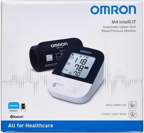 Omron M4 Intelli IT – Oberarm-Blutdruckmessgerät – Manschettenumfang: 22–42 cm