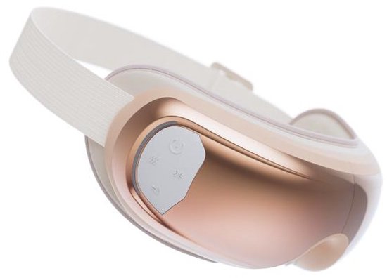 RENPHO Eyeris 3 Augenmassagegerät – Für die Augenpartie und die Schläfen – Wärmefunktion und Kühloption – Mit Sprachsteuerung und Bluetooth – Verschiedene Intensitätsstufen – Roségold