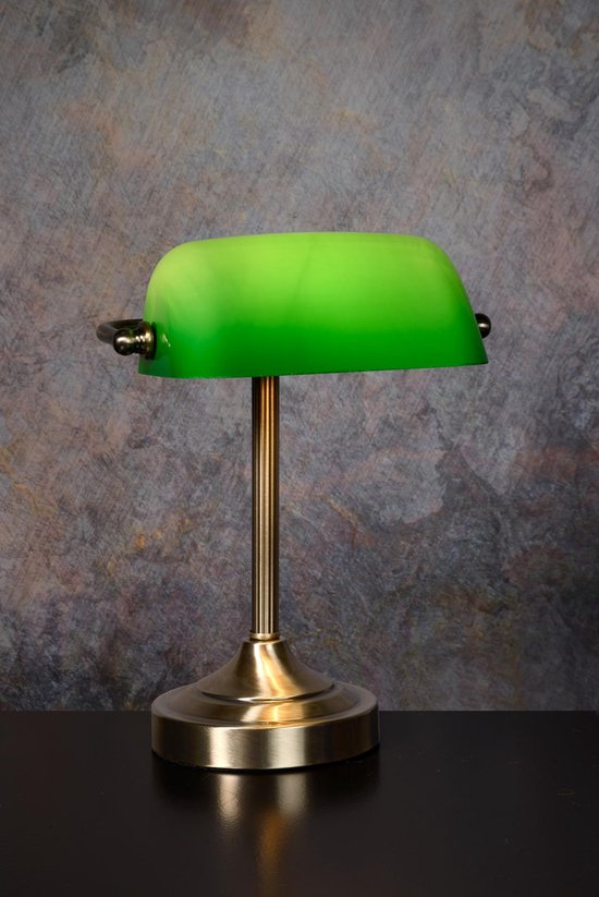 Lucide BANKER – Schreibtischlampe – 1xE14 – Bronze