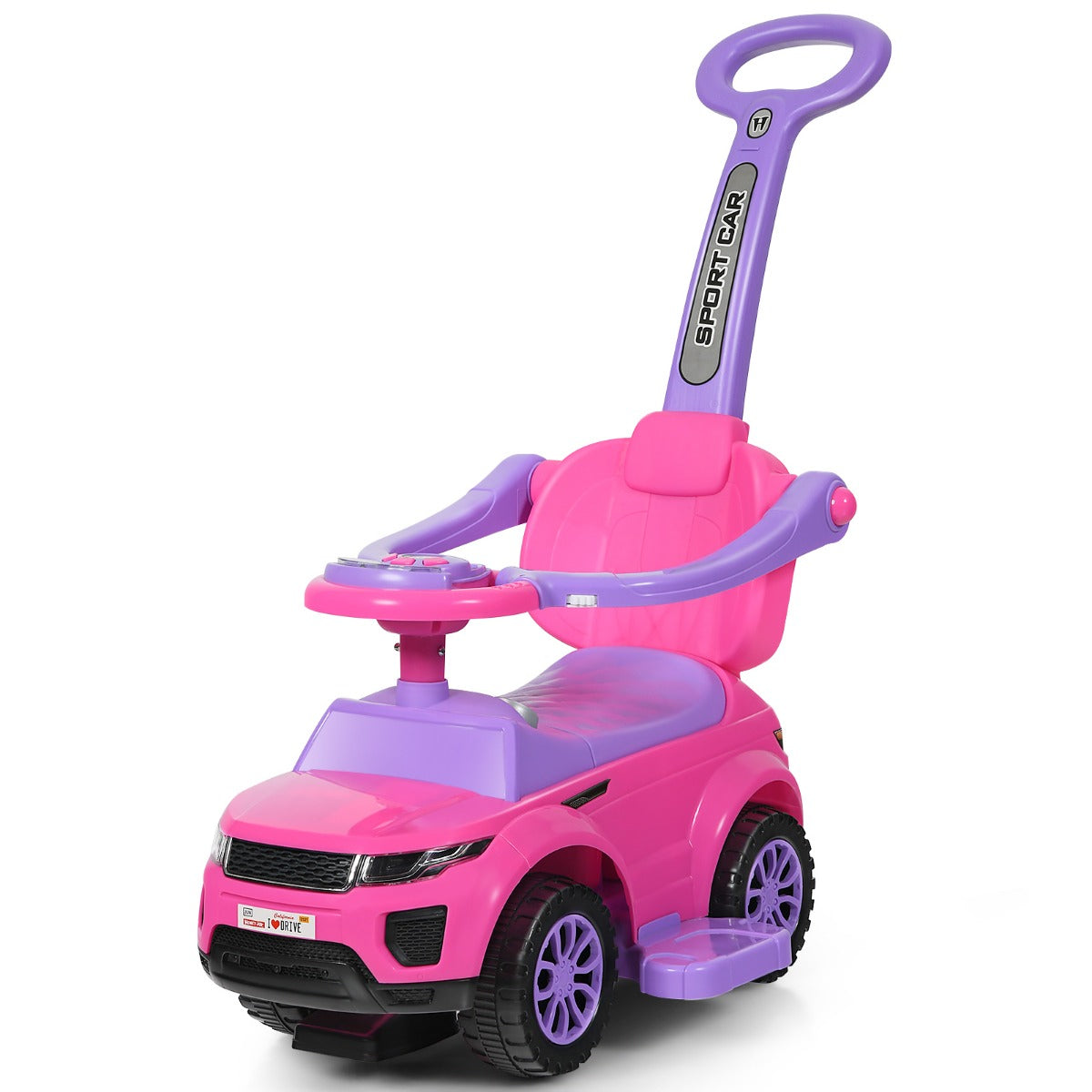 coast 3-in-1 Runabout - 89×43×84 cm - Rosa - Duwauto - Runabout