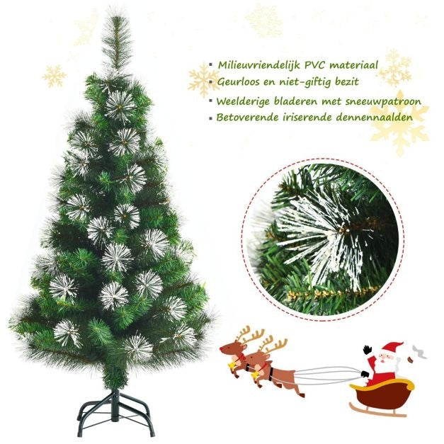 Coast Künstlicher Weihnachtsbaum mit Schnee - Kiefer Scharnierbaum - 120cm