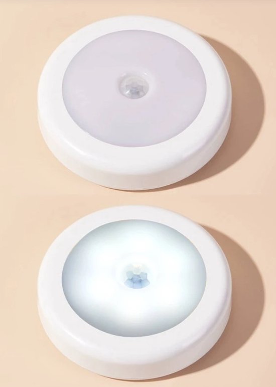 SGD Batteriebetriebene LED-Lampe mit Bewegungssensor 8x8x1,80cm