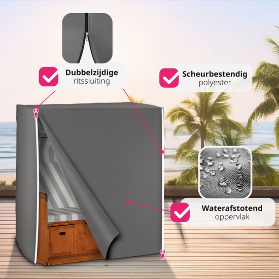 tectake - Schutzhülle für Strandmöbel - 402298