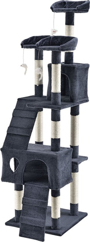 Katzenkratzbaum - Amy - Dunkelgrau