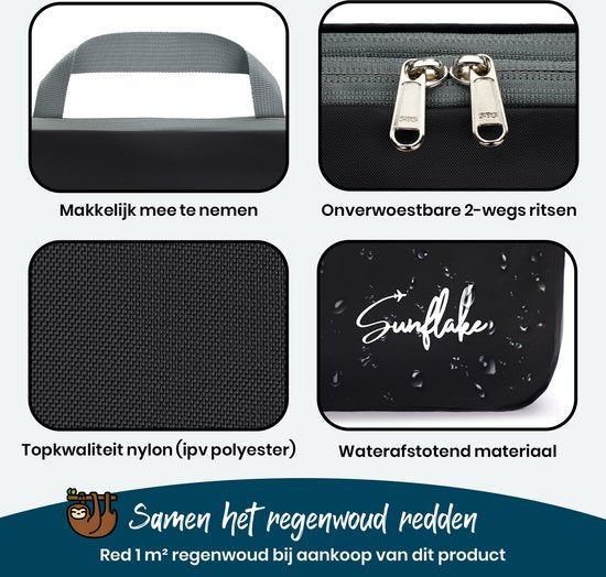 Kompressionspackwürfel - Set mit 6 Kompressionswürfeln - Mit Kompressionsreißverschlüssen - Mehrfarbig - Sunflake