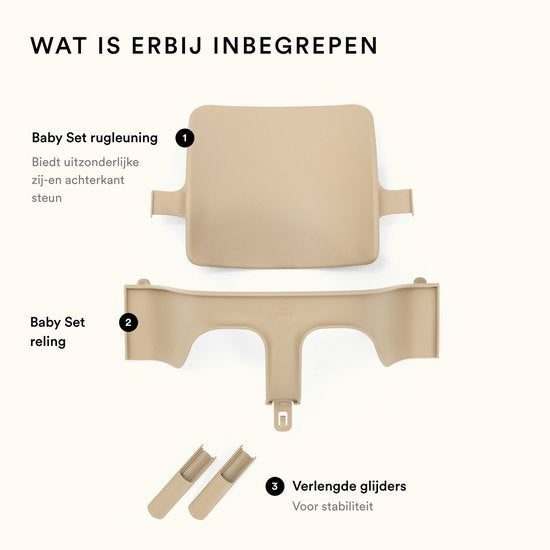 Stokke® Tripp Trapp® Baby-Set² – Sturmgrau