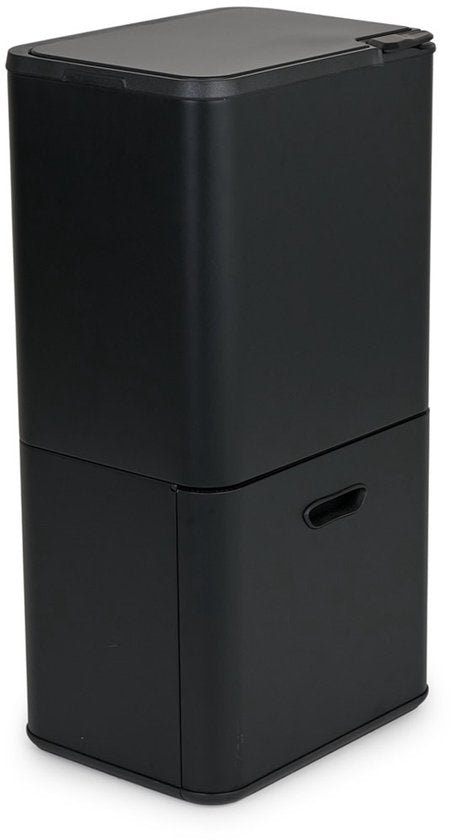 Umuzi Cleaning Mülleimer – 70 Liter – Schwarz – Mülltrennung – 41,5,5 × 31,4 × 77,8 cm