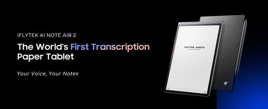 iFLYTEK – AINOTE 2 – Smart-E-Ink-Tablet 10,65" – Ultradünnes digitales Notizbuch für Berufstätige – KI-Transkription – Übersetzung & Sitzungszusammenfassung – <20 ms Schreibverzögerung – 7 Tage Akkulaufzeit