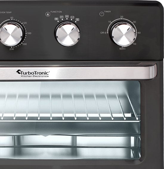 TurboTronic AF32MRD Airfryer XXL und Backofen - Schwarz