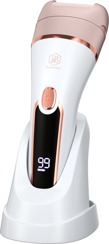 Beeperfect® 3 in 1 Ladyshaves für Frauen - Damenrasierer - Bikini-Trimmer - Wiederaufladbar - Wasserdicht - 3 Aufsätze