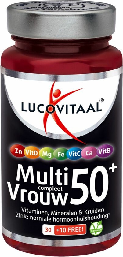 Lucovitaal Multi Frau Komplett 50+ mit Ginkgo Biloba, 40 Kapseln