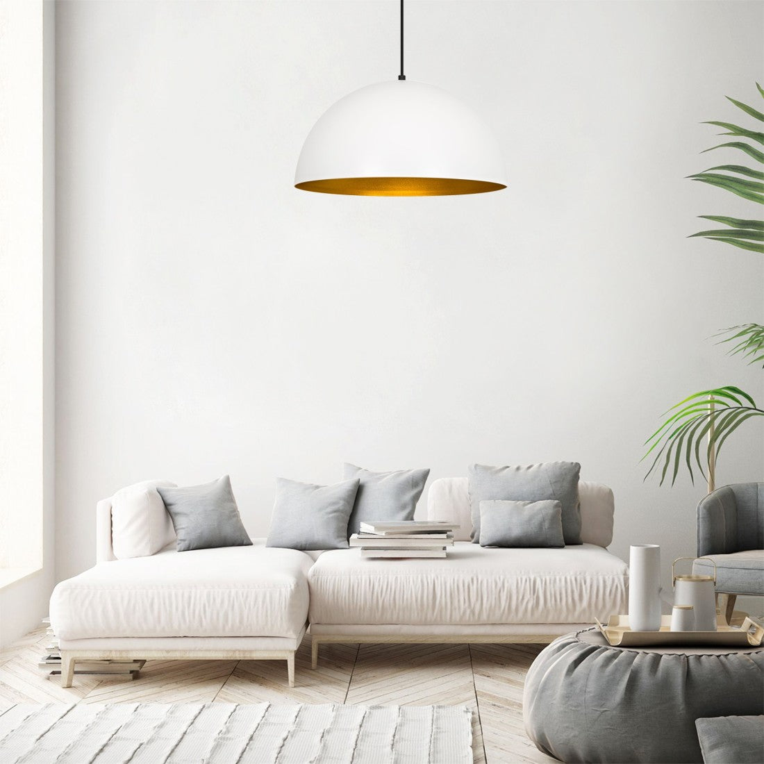 Opviq Kronleuchter Sivani - MR - 719 Weißgold - Ø 50 cm