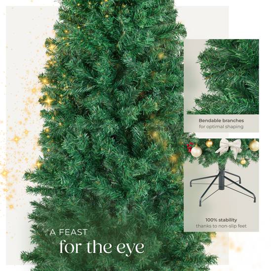 Tectake Weihnachtsbaum Comet 180 cm - Grün
