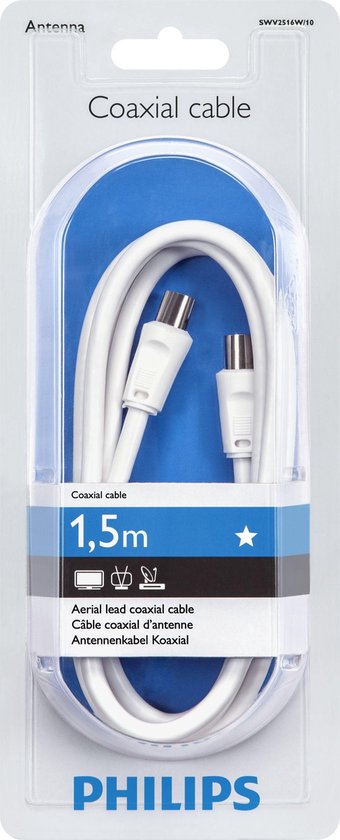 Philips PAL-Koaxialkabel SWV2516W