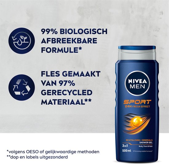 NIVEA Men Duschgel Sport - 500 ml