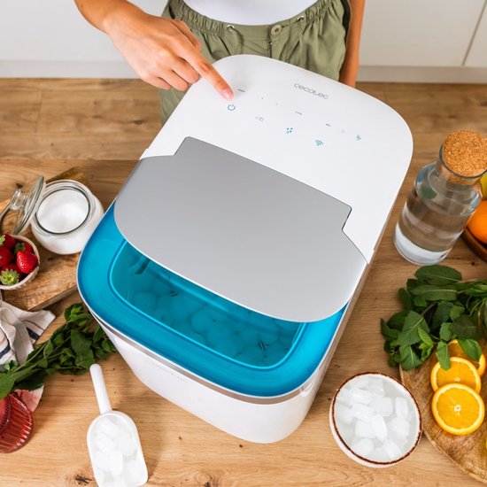 Cecotec Chillin` Ice 1500 Eismaschine, 150 W, tägliche Produktionskapazität 15 kg, Touch-Display, Steuerung per App, Kontrollfunktion