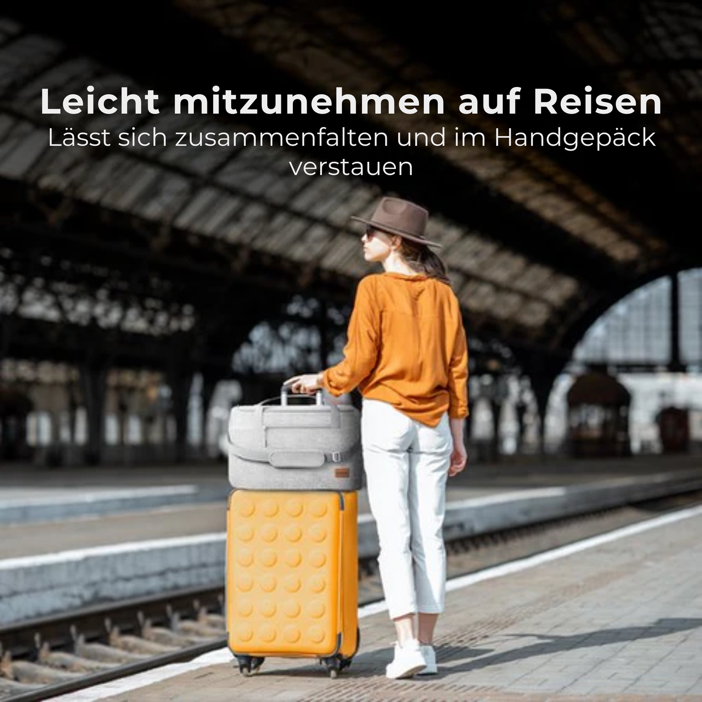 LifeGoods Wagon - Faltbar - Kindertransport - Mit Dach - 80KG Tragfähigkeit - Strandwagen - Schwenkbare Räder - Grau