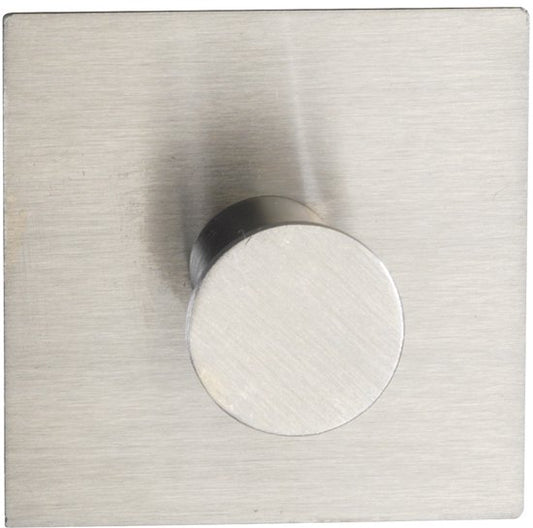 Wenko Wandhaken, selbstklebend, Accadia, 5,5 × 3 cm, Edelstahl, silberfarben
