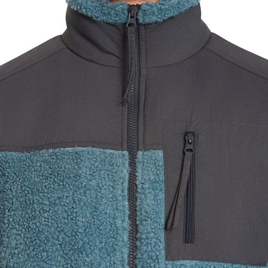 Mario Russo Teddy Vest Ottawa - Herren Übergangsjacke - Blau - Größe M