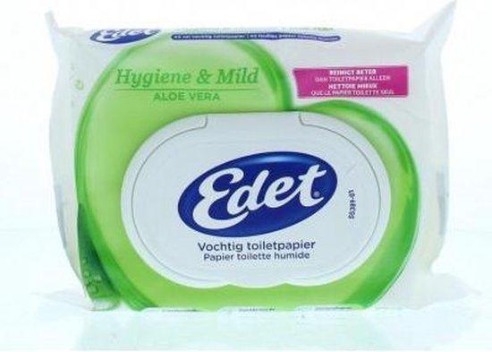 Edet Feuchtes Toilettenpapier aloe (42Stk)