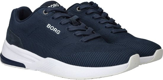 Björn Borg Herren-Sneaker, dunkelblau – Größe 44 – Herausnehmbare Sohle