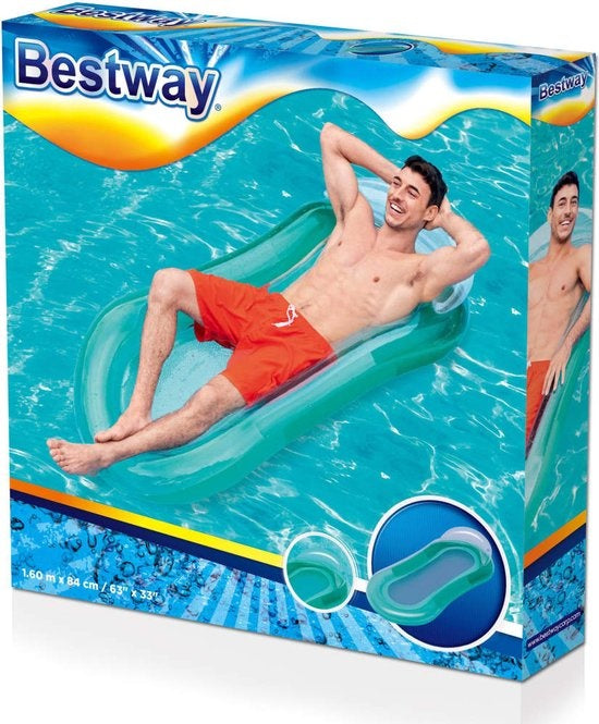 Bestway - Wasserhängematte - Aqualounge - Aqua Lounge - Hängematte - Wasser - aufblasbar - Luftbett - Lounge - Lila - rosa - grün