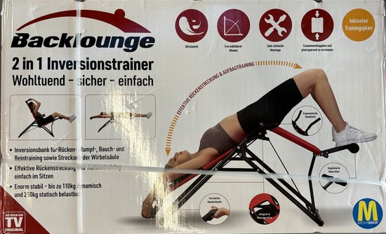 Backlounge 2-in-1-Rückentrainer – Aus dem Fernsehen bekannt