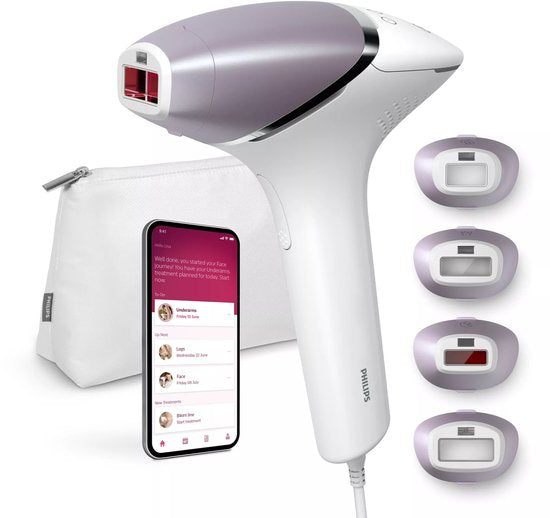 Philips Lumea Prestige 8000 Serie – IPL-Haarentfernungsgerät – 4 Aufsätze – BRI947/00
