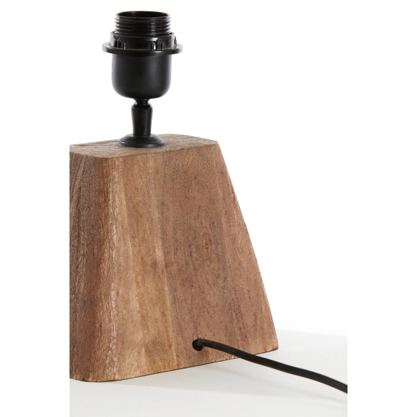 Kardan-Lampenfuß – Holz – 18 x 13 x 15 cm – Braun