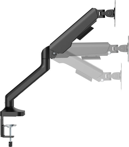 VDD Gaming - Monitorarm - Monitorarm - Monitorhalterung - Höhenverstellbar - Für 1 Bildschirm - Ergonomisches Design - Schwarz