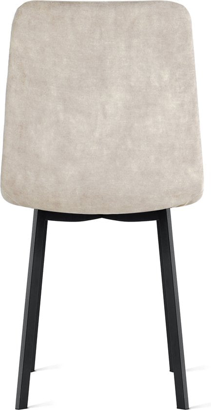 Multifurn – Esszimmerstuhl „Minsk“ (Velvet, Taupe, 2er-Set)