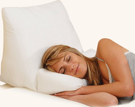 Dreamolino Flip Pillow – 10-in-1-Kissen – Entspannung – Schlafen – Rückenstütze – für Bauch- und Seitenschläfer – Beinkissen – Lesestütze – weiche Füllung
