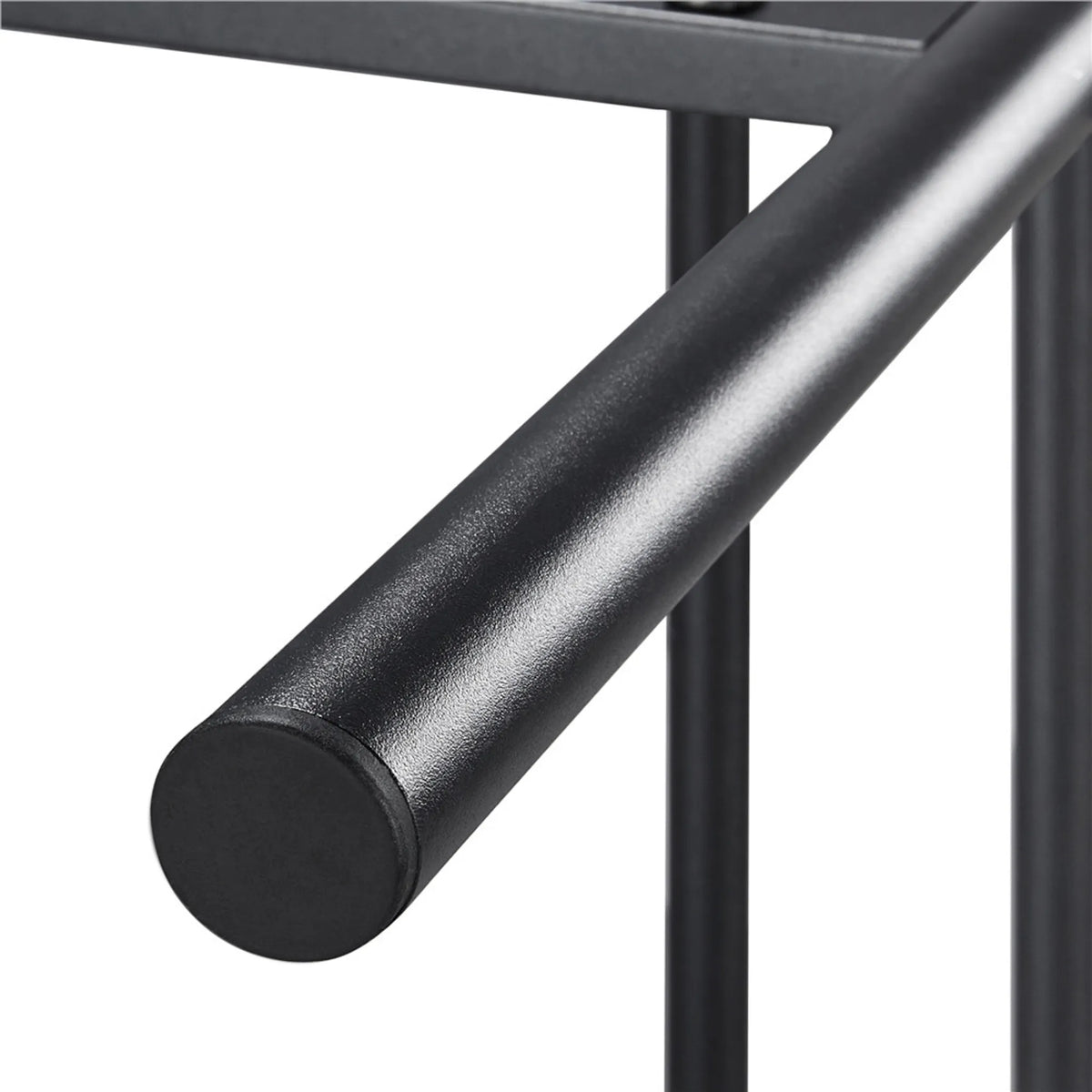 Yaheetech Metallbettgestell 90 x 200 cm – Schwarz – 204 kg – Mit Kopf- und Fußteil – 32 cm Stauraum unter dem Bett