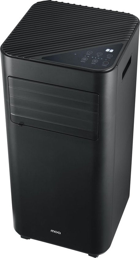 MOA - A010B - Klimagerät - 9000 BTU - mit Rädern - inkl. Fensterdichtungsset - Schwarz