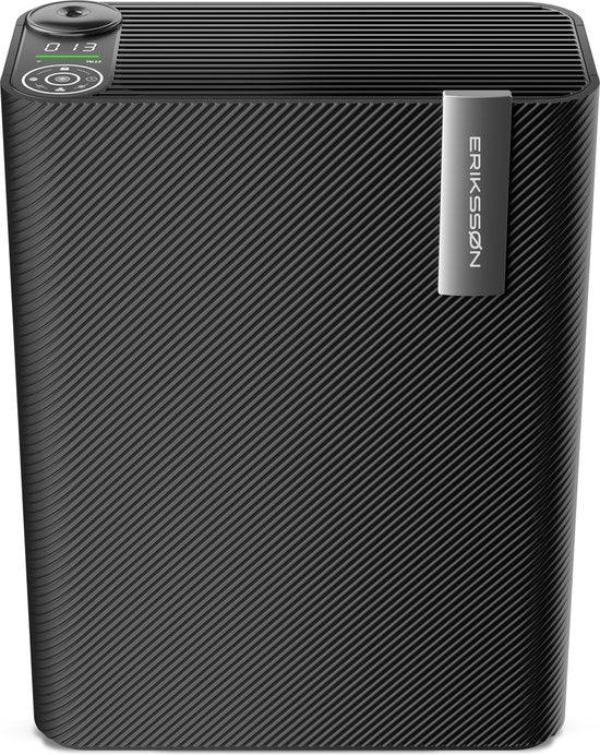 ErikssÃ˜n Luftreiniger mit Luftbefeuchter - Luftreiniger - 330 m3/h - Wirkt gegen Hausstaubmilben, Heuschnupfen, Allergie, Staub - Mit Hepa-Filter - 3 Modi + Schlafmodus - Luftqualitätsanzeige - Saubere Luft