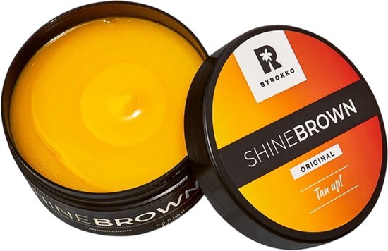 BYROKKO – Shine Brown Original – 200 ml – Solararium – Bräunungscreme