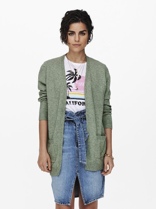 ONLY ONLLESLY LS OPEN CARDIGAN KNT NOOS Damenpullover – Größe S