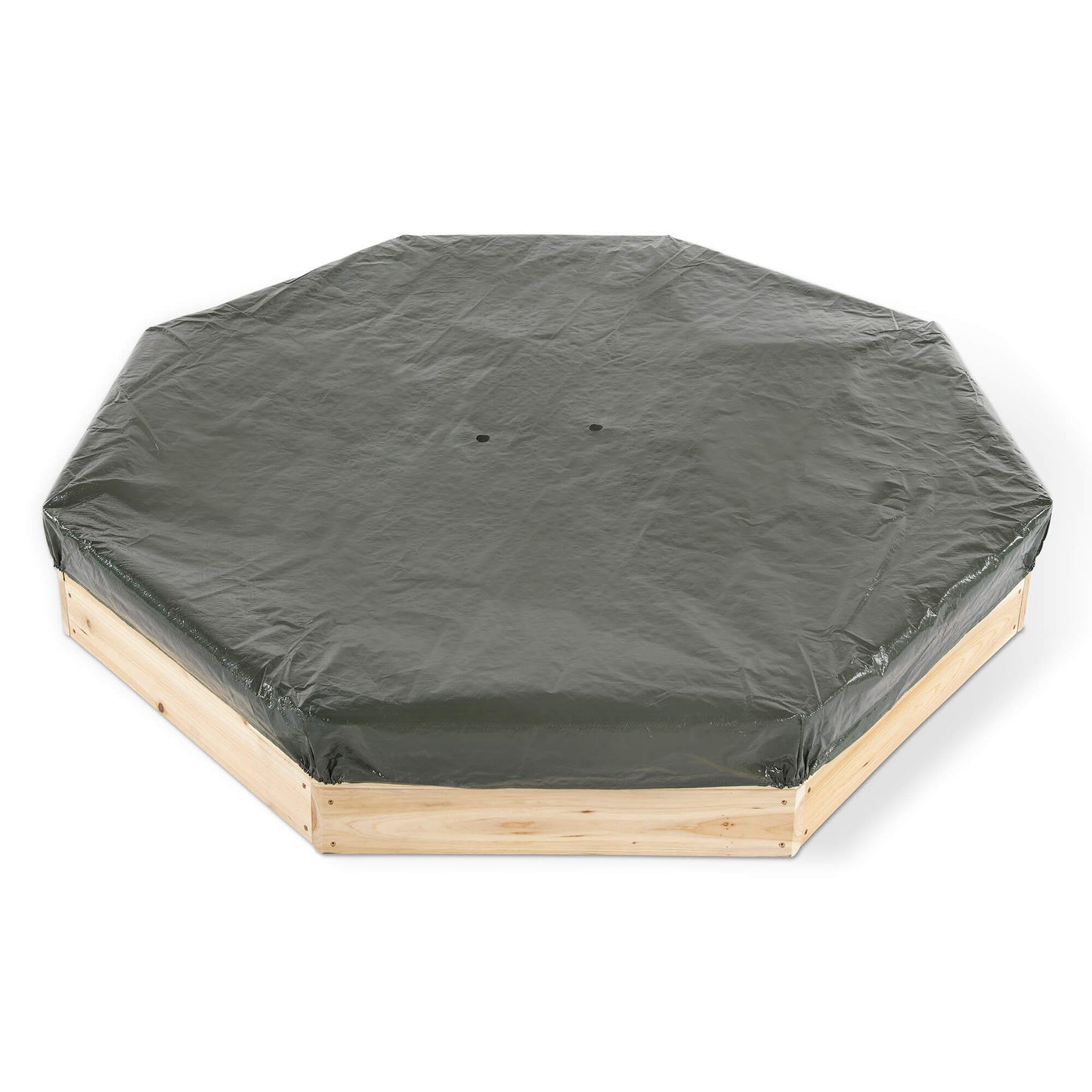 Plum Play Riesensandkasten aus Holz mit Deckel 1,5 x 1,5 m - Naturholz