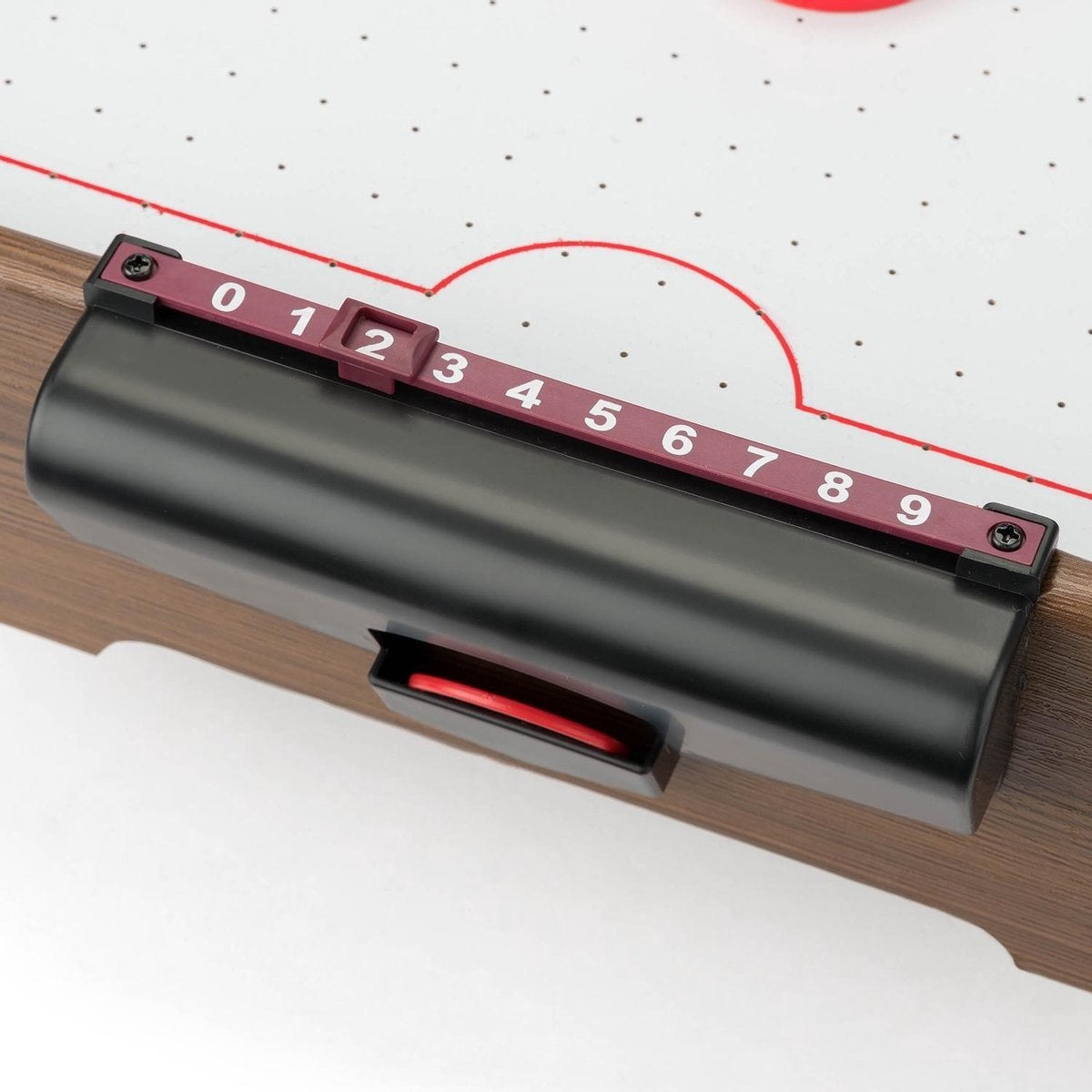 Toyrific Air Hockey Tisch 27 Zoll Braun 5-teilig