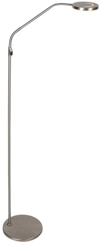 Steinhauer Exclusive – Stehlampe – Soleil2 – Stahl – Kunststoff und Metall – Designlampe – LED – 4389ST