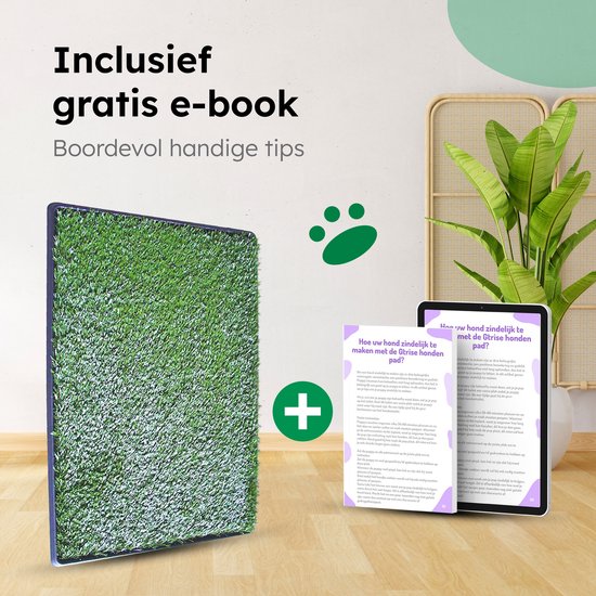 Gtrise Hundetoilette mit 2 Matten - Out/Indoor - Toilettentraining Ebook - Animal Toilet