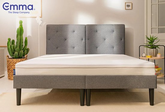 Emma One Matratze – 160 x 200 cm – Airgocell® & HRX-Schaum – 3 Schichten – Waschbarer Bezug – 10 Jahre Garantie