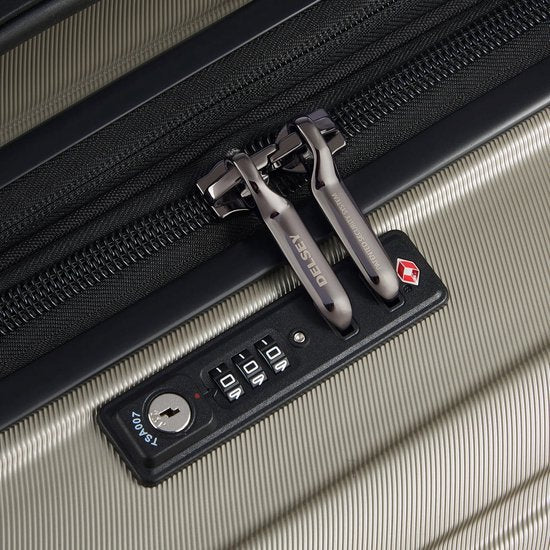 DELSEY PARIS Shadow 5.0 4DR Expandable Trolley 75 Ivory Cream