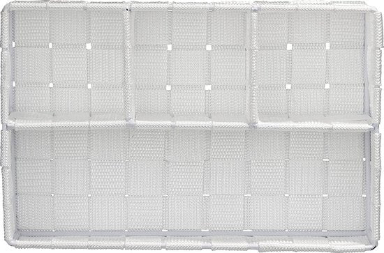Wenko Organizer Adria 17 × 26 × 6,5 cm, Polypropylen, weiß