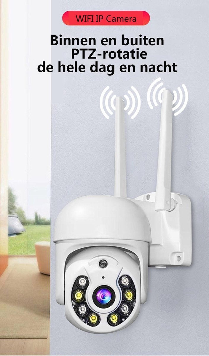 Fuegobird Wifi Smart Wasserdicht IP66 WIFI IP Kamera-Außenbereich drehbar und schwenkbar Full HD 1080P-1 Zoll kleine Dome Kamera
